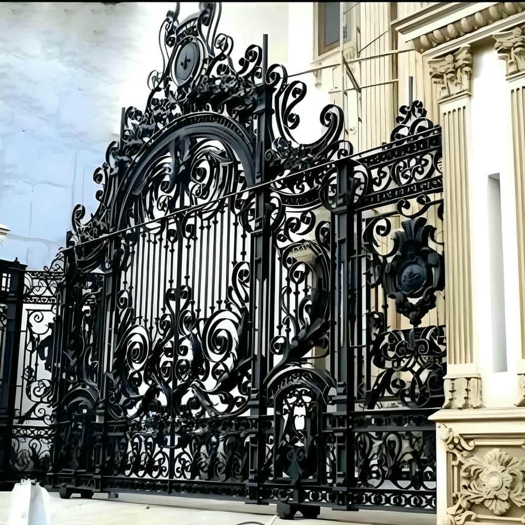 قیمت درب پارکینگ فلزی حیاط ویلایی مدرن در بجنورد
