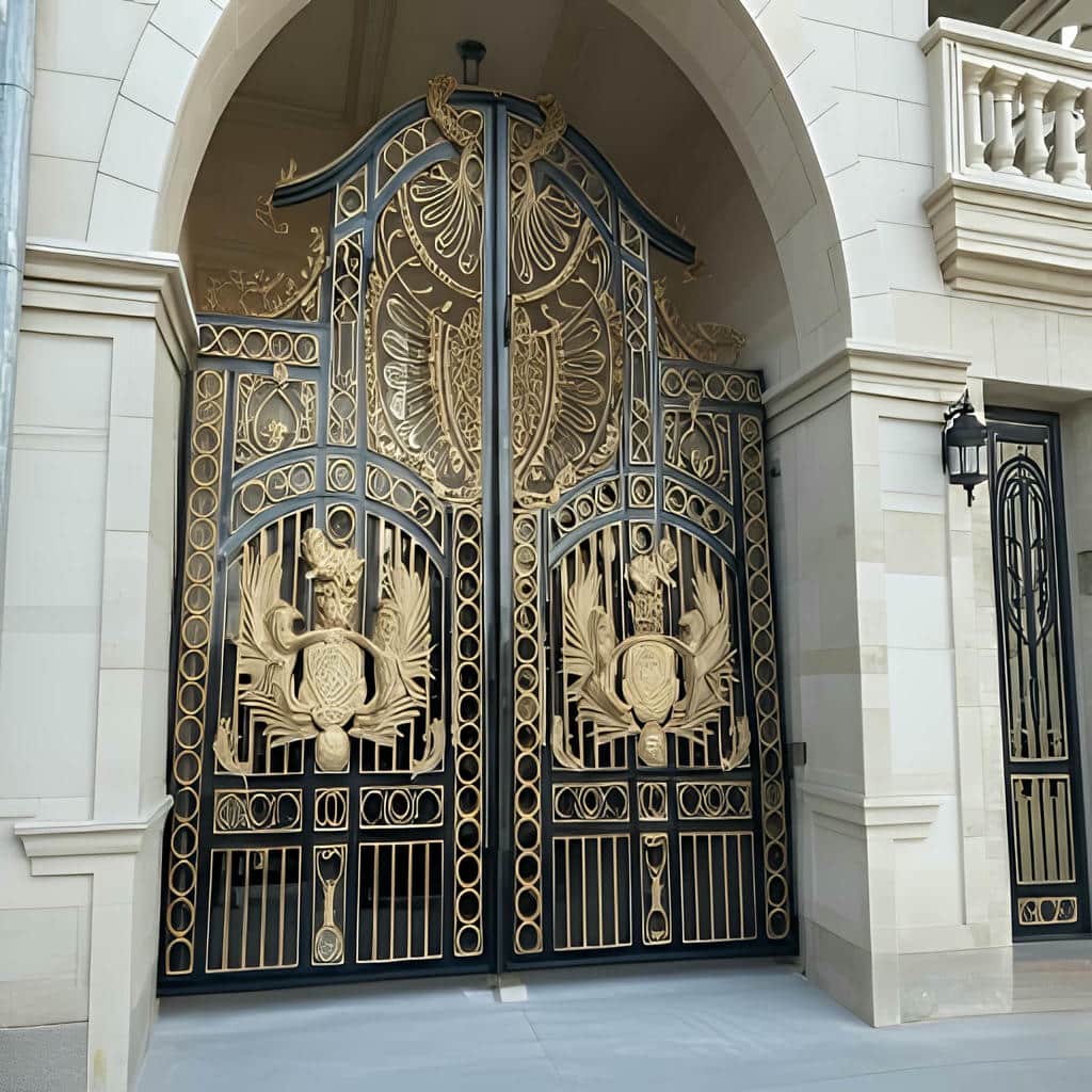 خرید درب پارکینگ فلزی حیاط ضدزنگ در طالقان