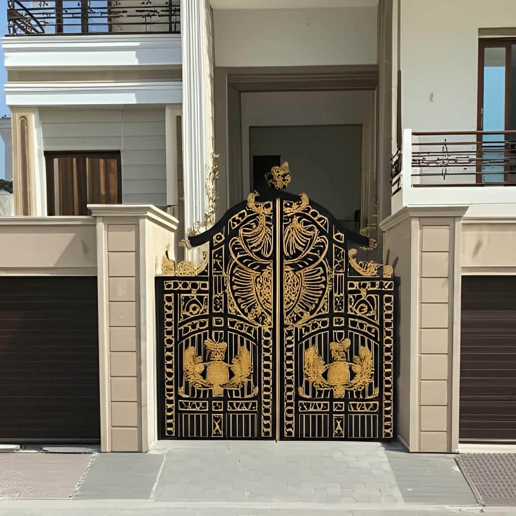 قیمت درب پارکینگ حیاط فرفورژه در بندر بوشهر