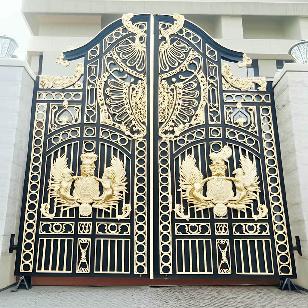 کارخانه درب پارکینگ فلزی حیاط آهنی در شیراز