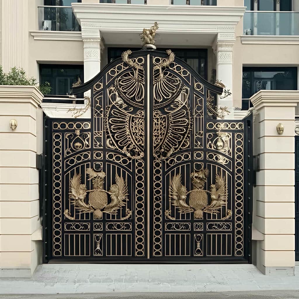 درب پارکینگ فلزی حیاط در نظرآباد