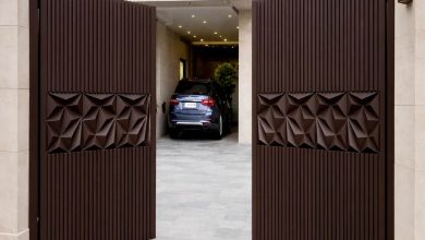 درب پارکینگ حیاط در بندر دیلم