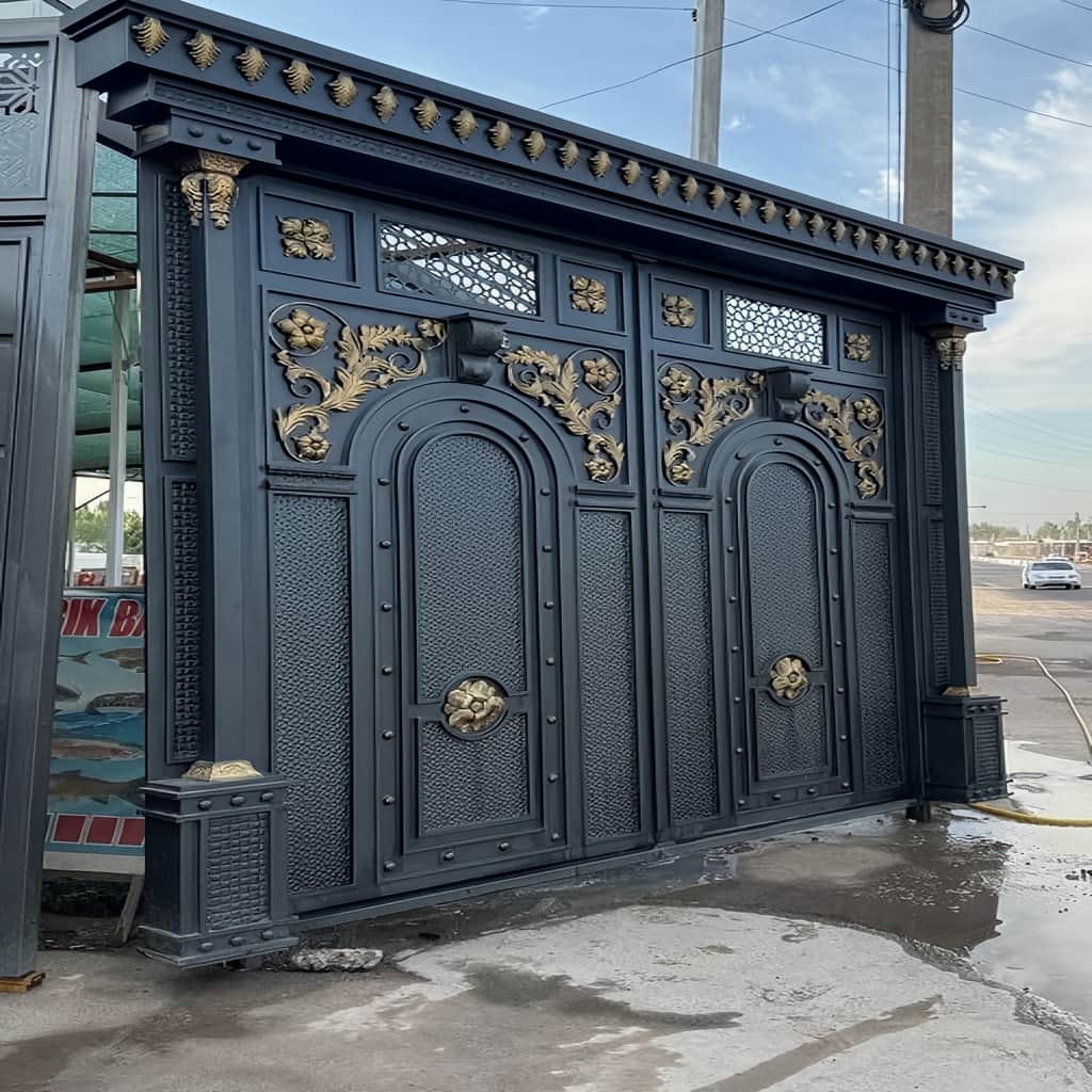 خرید درب پارکینگ فلزی حیاط ویلایی در اردبیل