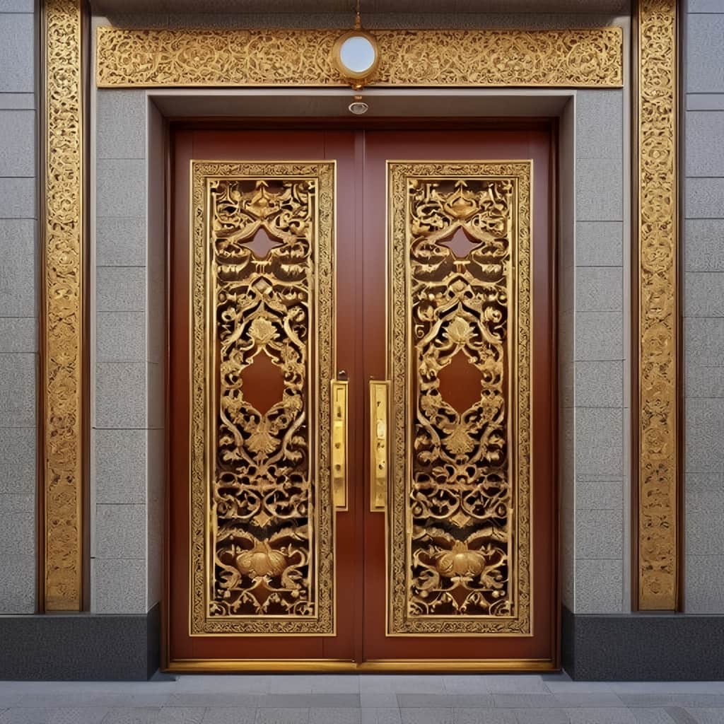 کارخانه درب پارکینگ فلزی حیاط لولای تقویتی در سنندج