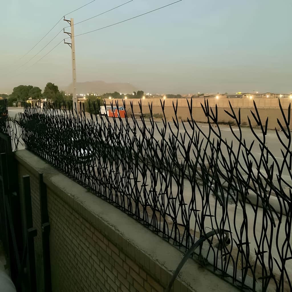 انتخاب مدل نامنظم حفاظ بوته ای دیوار پرتراکم