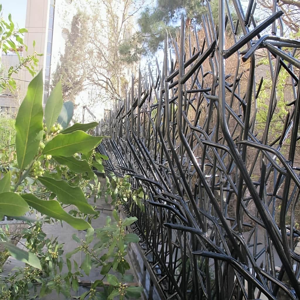 شاسی زیرین حفاظ بوته ای دیوار پرتراکم