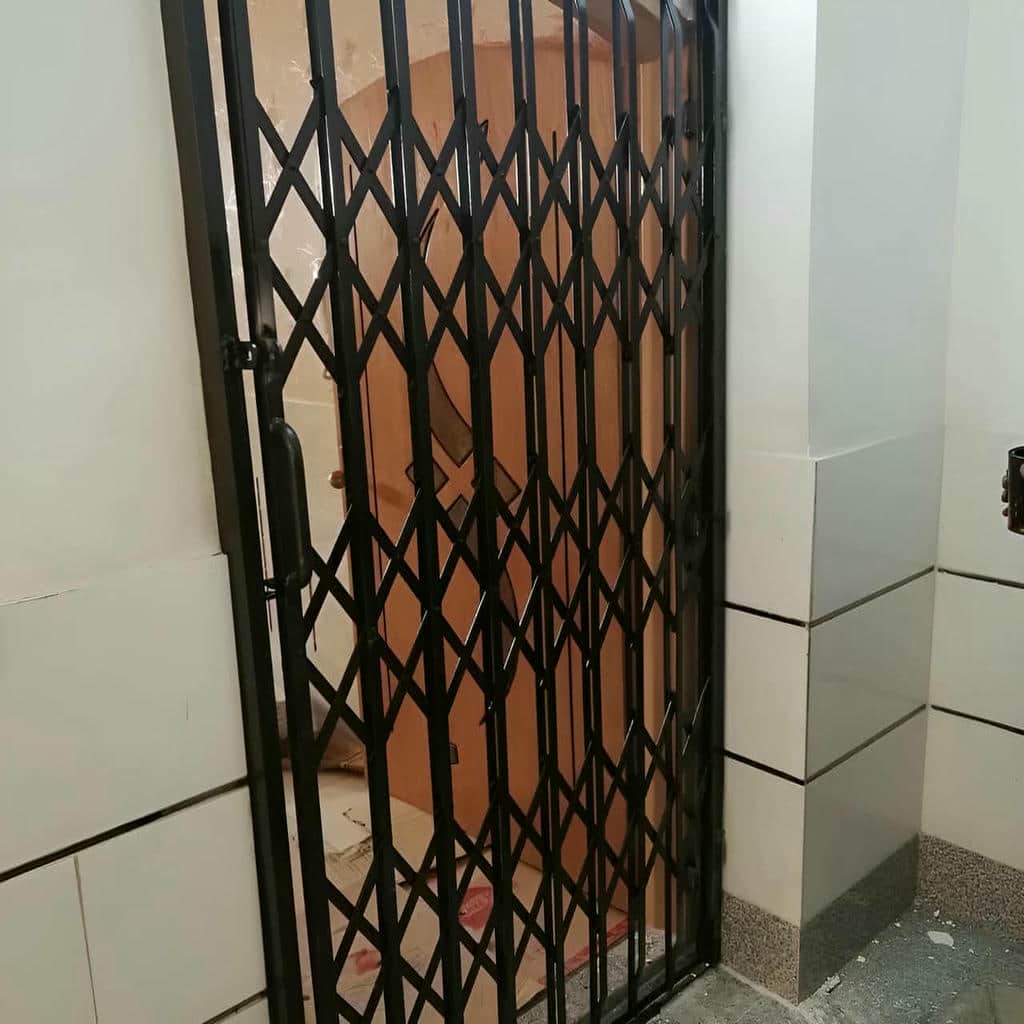 7 طرح درب ریلی آکاردئونی کم جا
