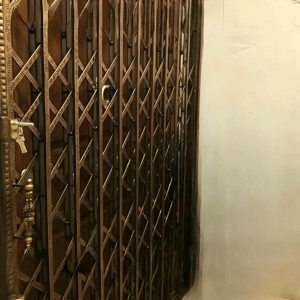 خرید حفاظ آکاردئونی کم جا راهرو با حرکت روان