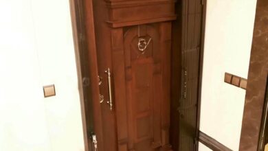 14 نمونه درب آکاردئونی برای واحد اداری