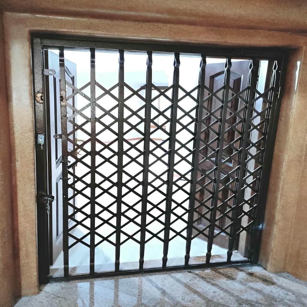 خرید حفاظ آکاردئونی لوزی تسمه پهن با شبکه متراکم