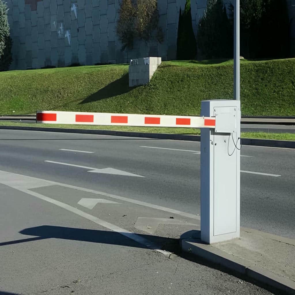 خدمات راهبند ورودی صنعتی کامیون رو برای تردد سنگین