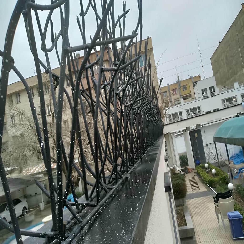 ساخت حفاظ شاخ گوزنی میلگرد خمکاری مدل بوته‌ای