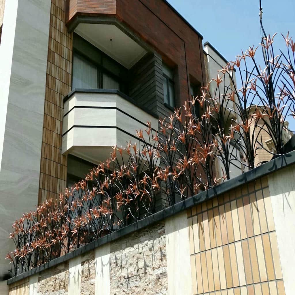 تولید حفاظ دیوار ویلا نمای سنگی مدل لیلیوم