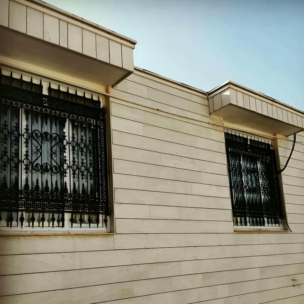 خرید حفاظ پنجره مدرن شبکه هندسی سفارشی