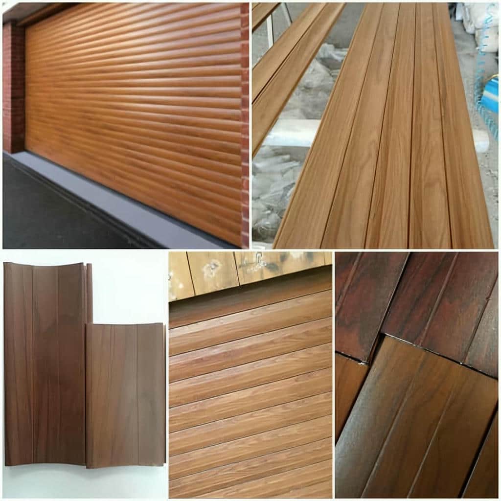 خرید کرکره برقی مدرن نمای تجاری آلومینیومی