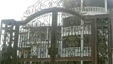 7 مدل درب ویلایی پارکینگ دو لنگه