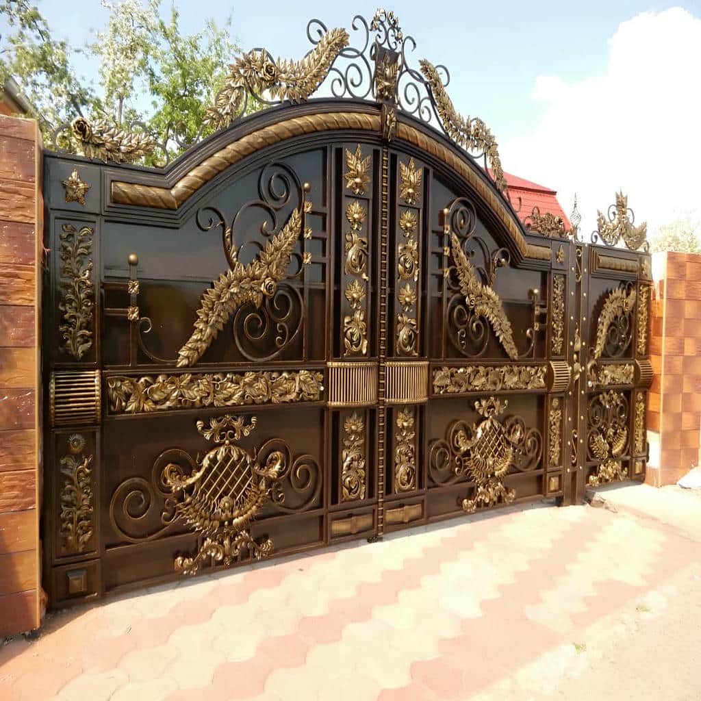 تولید درب پارکینگ قاب دار با ورق آهنی