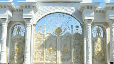 9 نمونه درب ویلایی ورودی شمالی