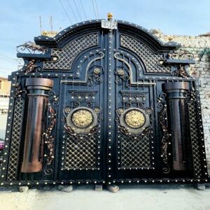 9 مدل درب ویلایی ورق پانچ