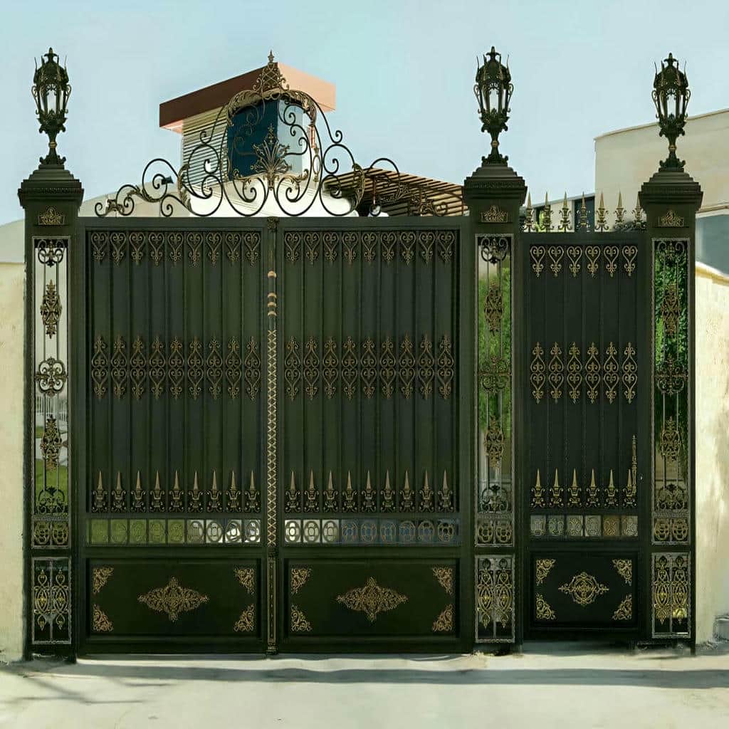 سفارش درب پارکینگ لوکس ورودی ویلا