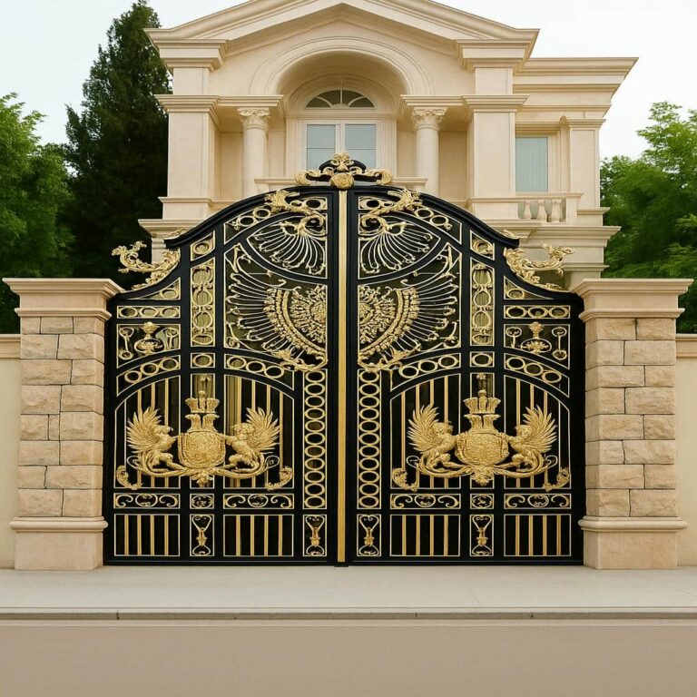 14 مدل درب حیاط CNC پنل مشبک