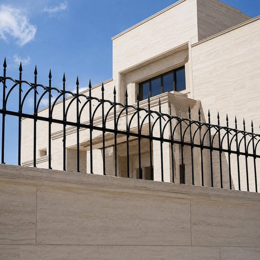 سفارش حفاظ دیوار سیم خاردار ترکیبی با آرایش متناسب