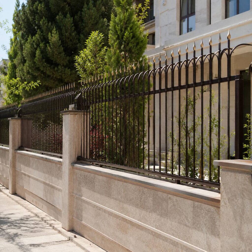 فروش حفاظ دیوار سیم خاردار ترکیبی مدل جناقی