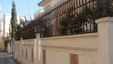 13 مدل حفاظ روی دیوار حیاط مسکونی