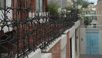 14 نمونه حفاظ دیوار پرتراکم خمکاری شده