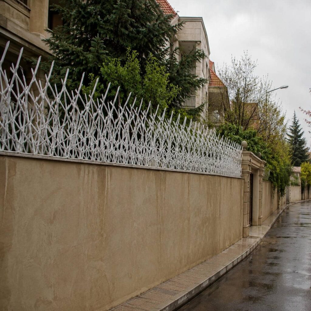 حفاظ دیوار استان کردستان مدل شاخ گوزنی فلزی