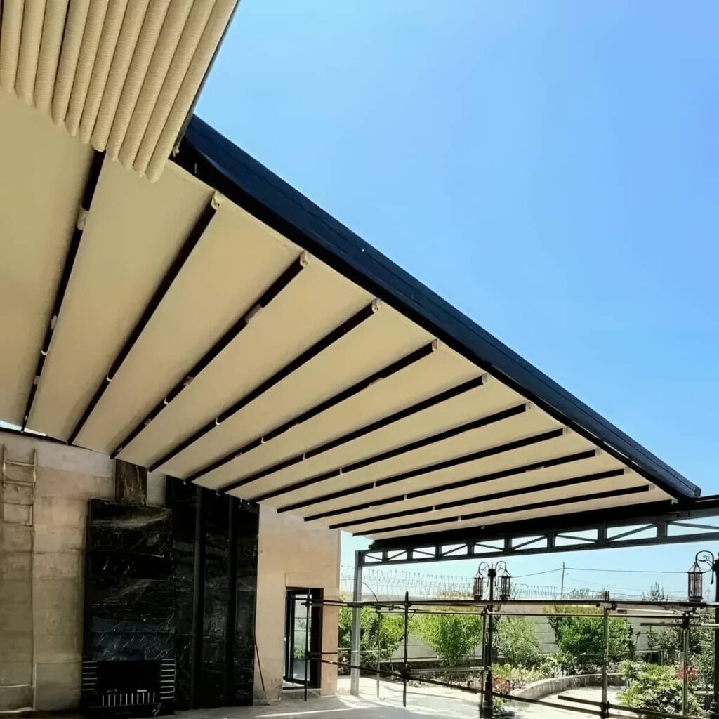 سازه آلومینیومی سایبان گرگان