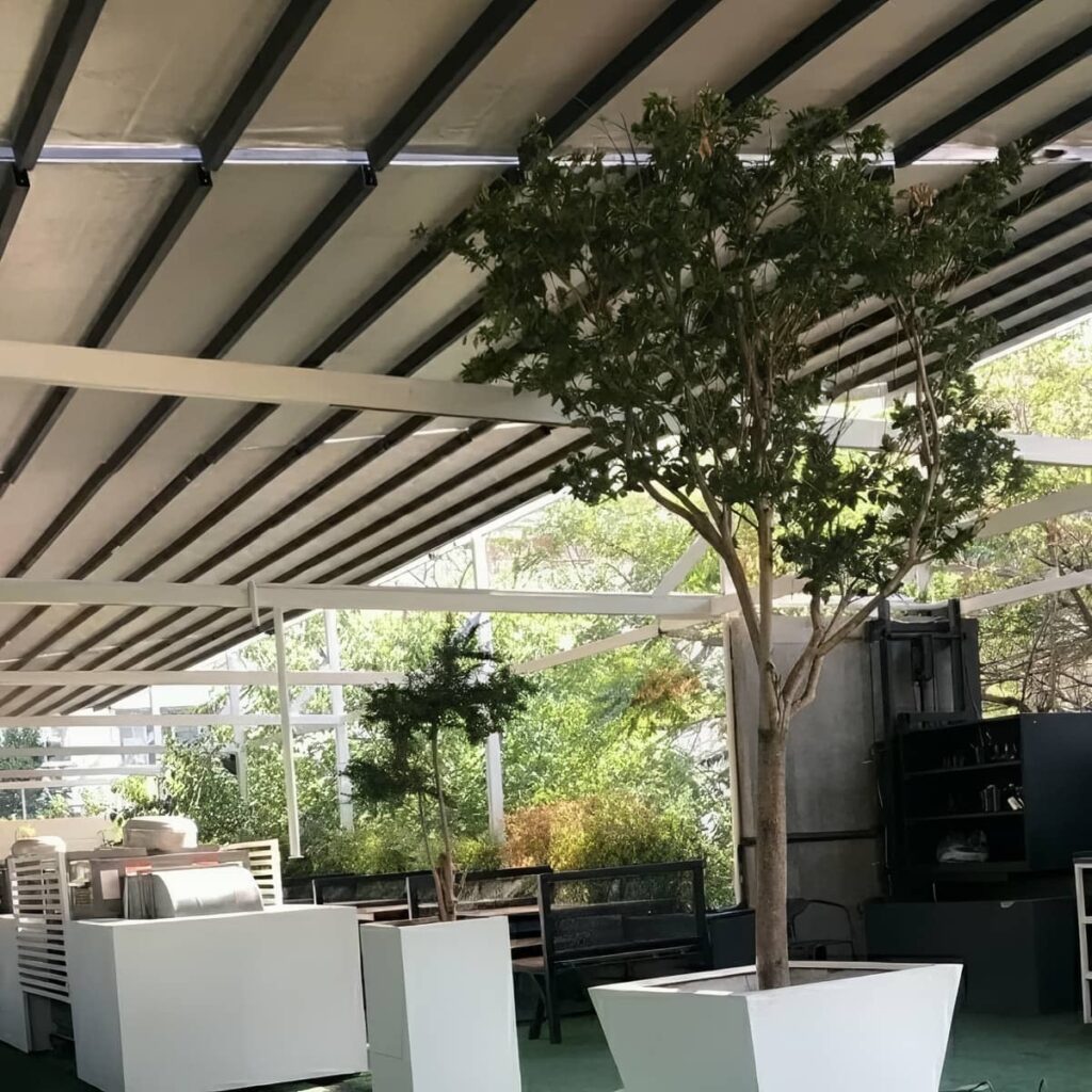 سایبان برقی بندرعباس نصب تخصصی ورودی