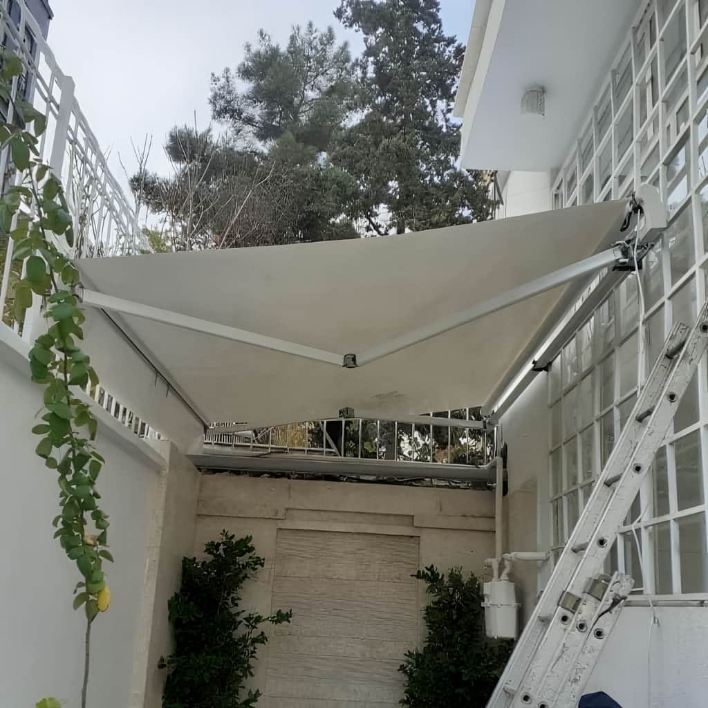 سایه بان اتوماتیک تراس مدرن