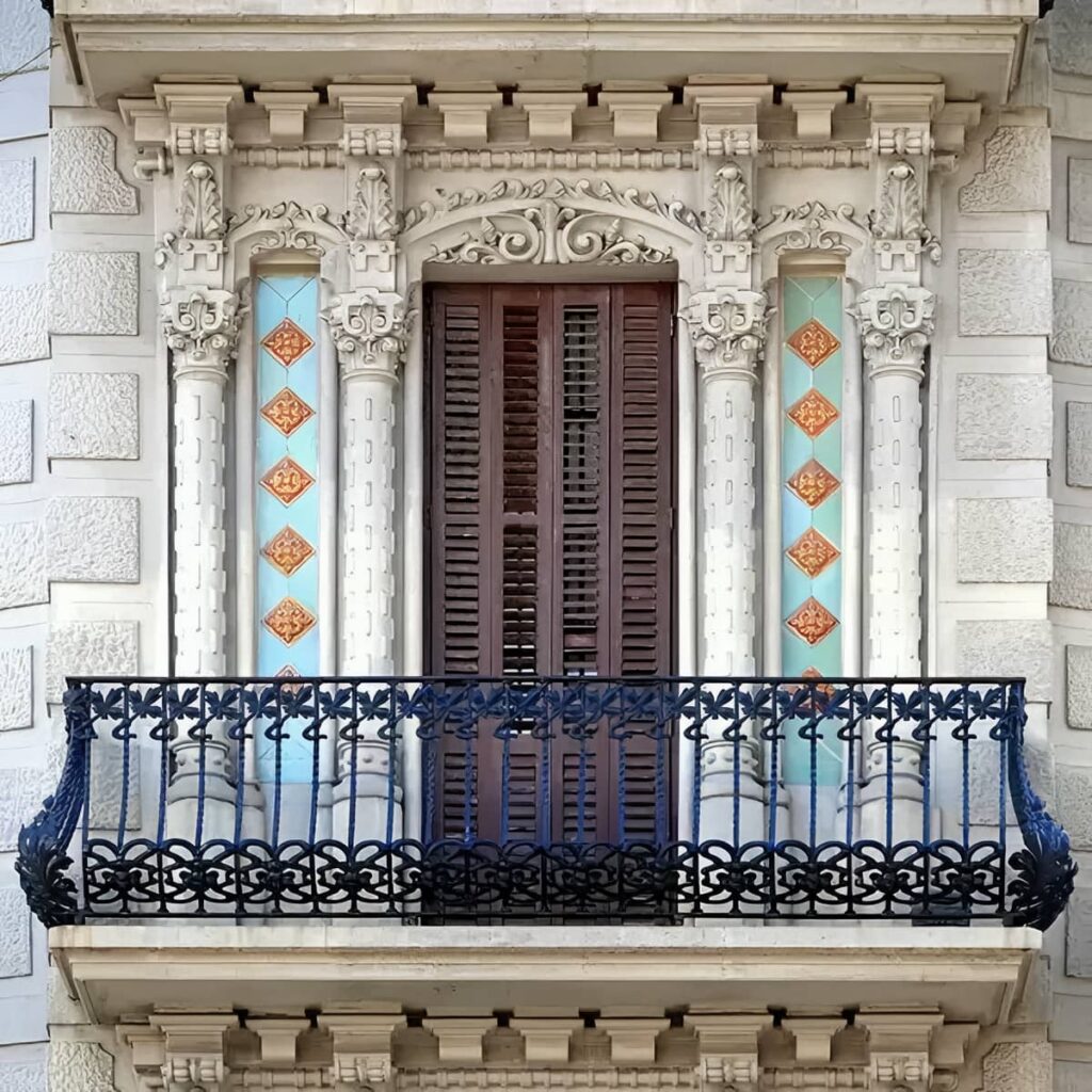 نرده بالکن استان مرکزی با طراحی فلزی مدرن