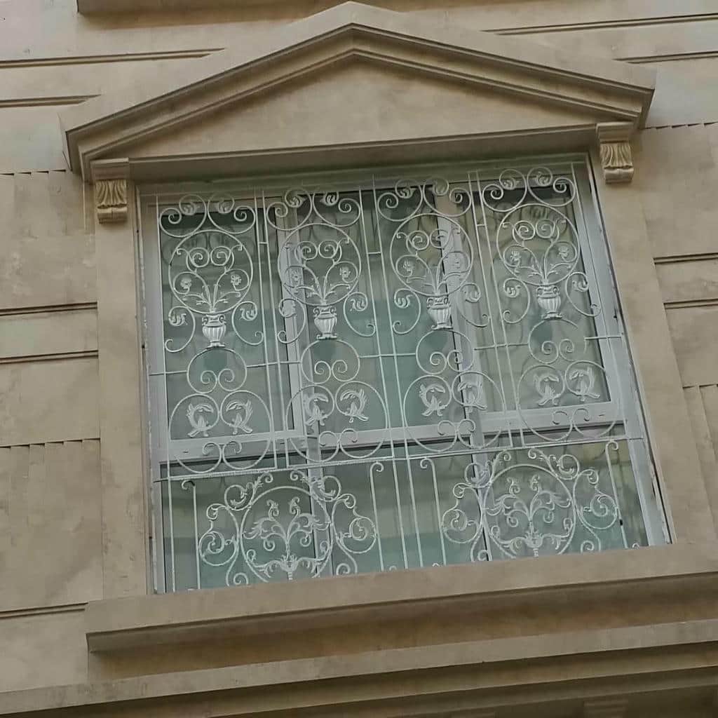 نرده پنجره فلزی کرمان طرح مدرن