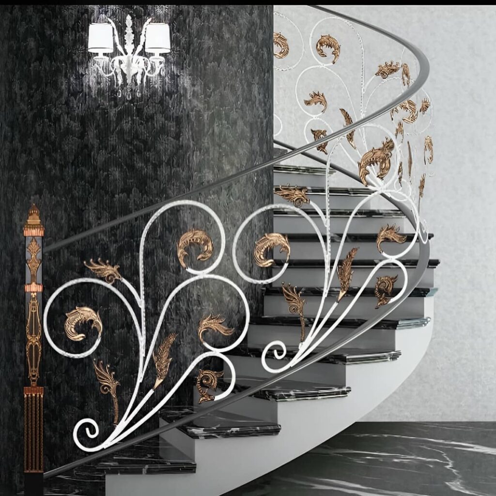 هندریل راه پله کرج مدل ساده