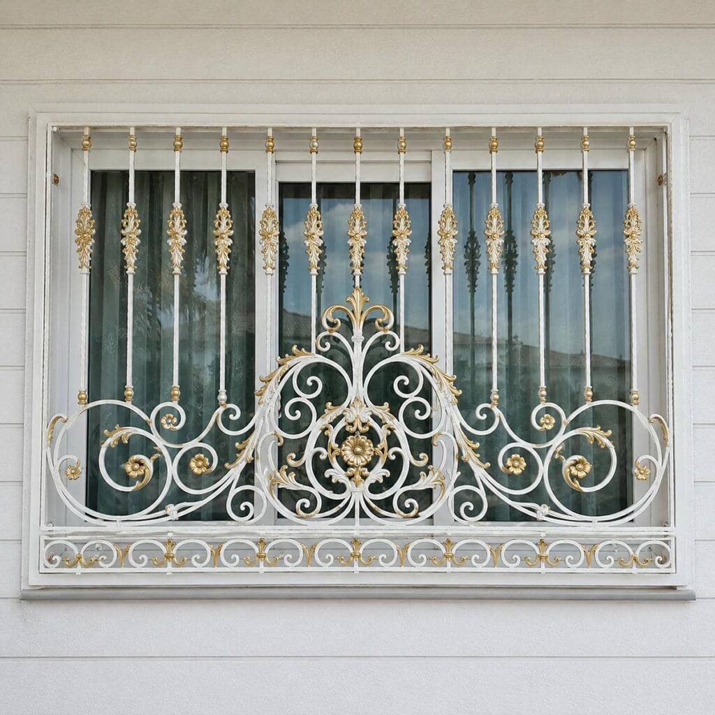 گارد پنجره هندسی نصب شده در حومه ارومیه