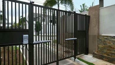 جک درب پارکینگ استان چهارمحال و بختیاری مدل بازویی سفید