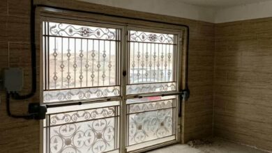 جک درب پارکینگ نصب شده روی ورودی مسکونی در استان زنجان