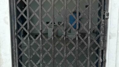 حفاظ درب آکاردئونی فلزی استان یزد