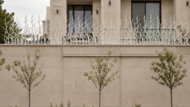 حفاظ دیوار استان همدان مدل شاخ گوزنی فلزی