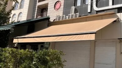 سایبان برقی سنندج با پوشش مقاوم فضای باز