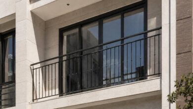 نرده بالکن استان مازندران با طراحی فلزی مدرن